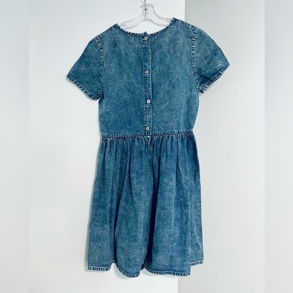 DENIM DRESS***Gorgeous Cut**Size 11/12 Like New - Picture 5 of 6